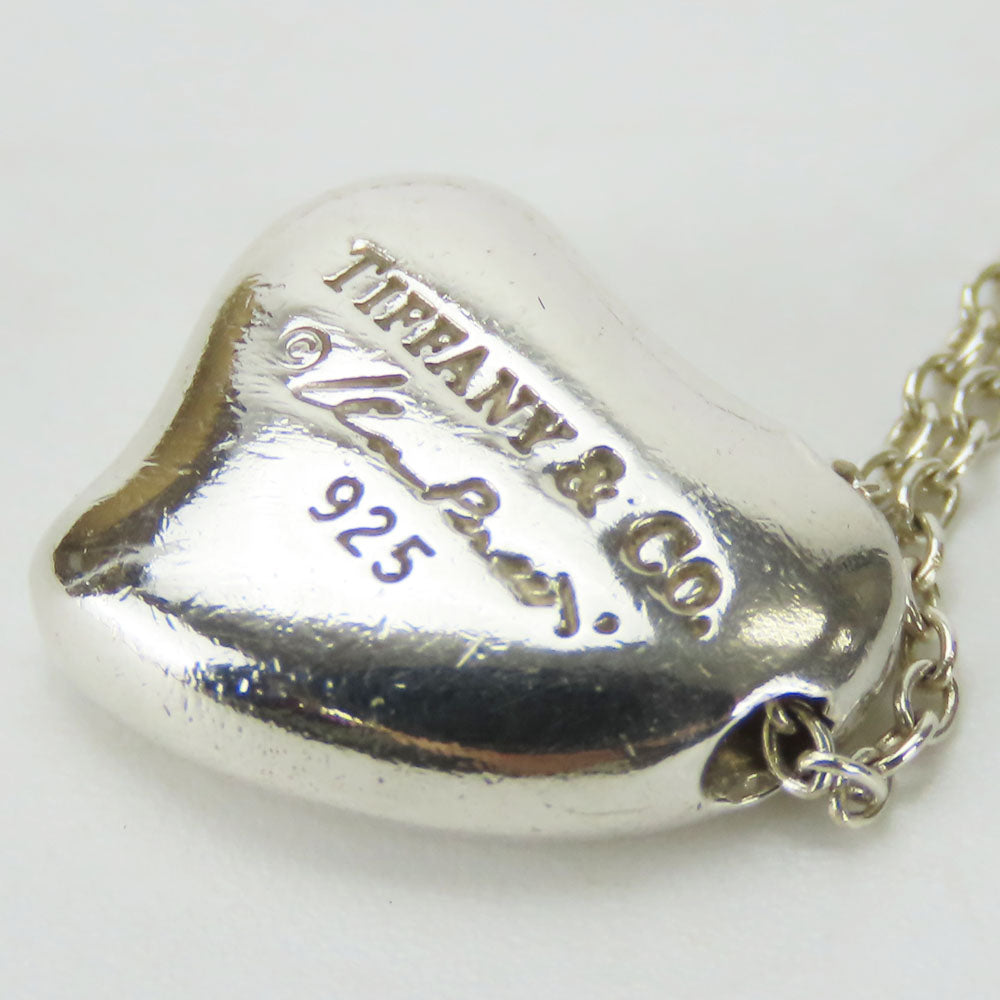 TIFFANY&Co. Necklace Silver925 Silver Full heart Women Used Authentic