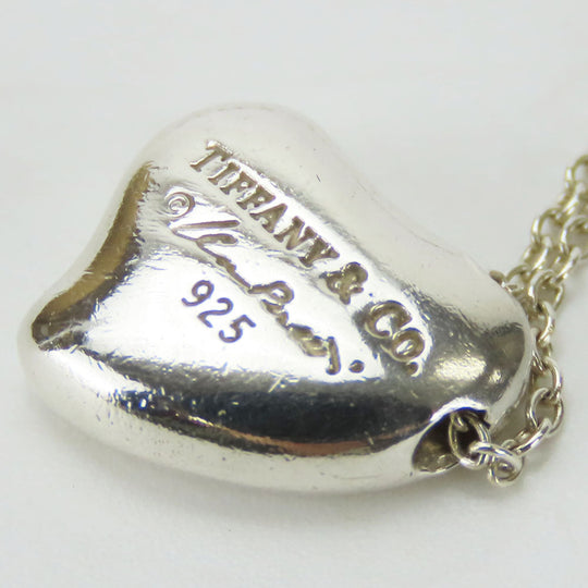 TIFFANY&Co. Necklace Silver925 Silver Full heart Women Used Authentic