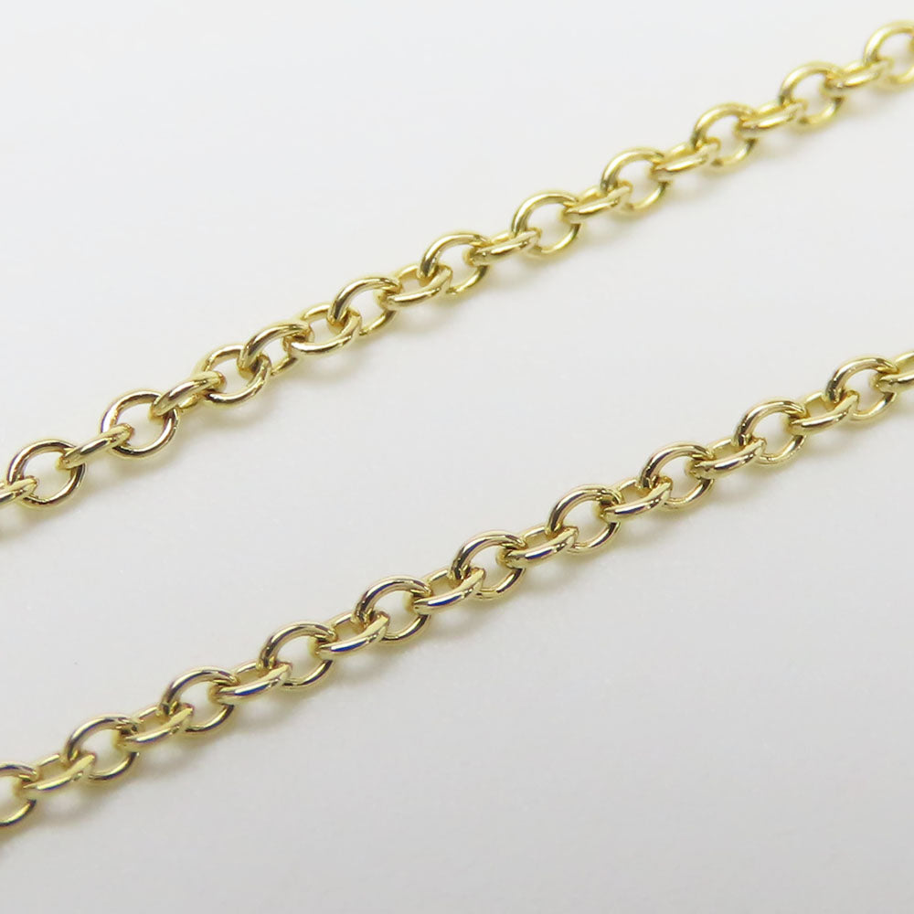 TIFFANY&Co. Necklace K18 yellow gold Yellow Gold Heart lock Women Used Authentic