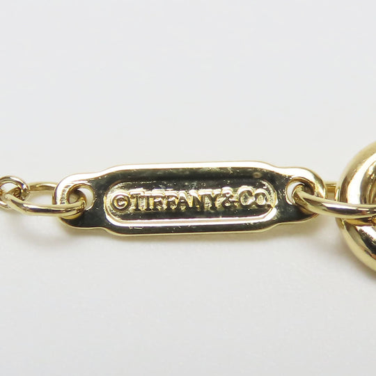TIFFANY&Co. Necklace K18 yellow gold Yellow Gold Heart lock Women Used Authentic