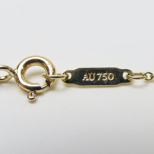 TIFFANY&Co. Necklace K18 yellow gold Yellow Gold Heart lock Women Used Authentic