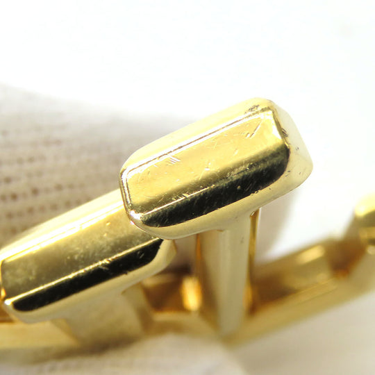 LOUIS VUITTON key ring M65216 metal gold LV Facet Women Used Authentic