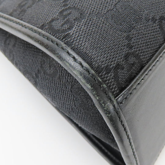 GUCCI Handbag 01719 GG canvas black Women Used Authentic
