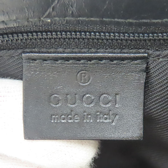 GUCCI Handbag 01719 GG canvas black Women Used Authentic