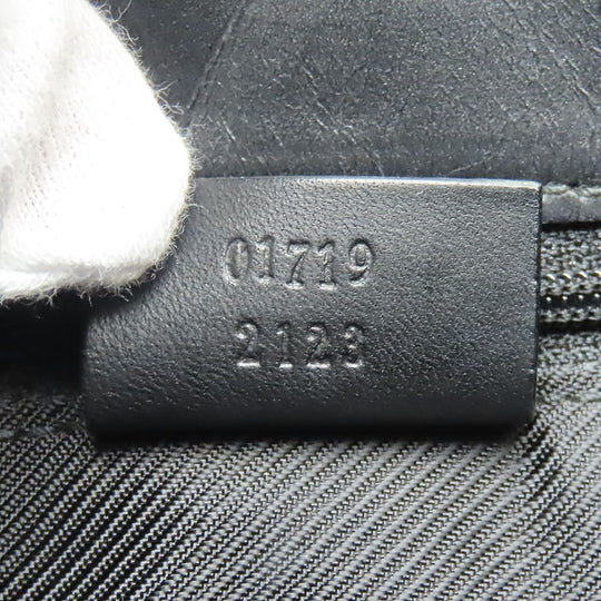 GUCCI Handbag 01719 GG canvas black Women Used Authentic