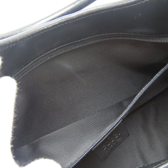GUCCI Handbag 01719 GG canvas black Women Used Authentic