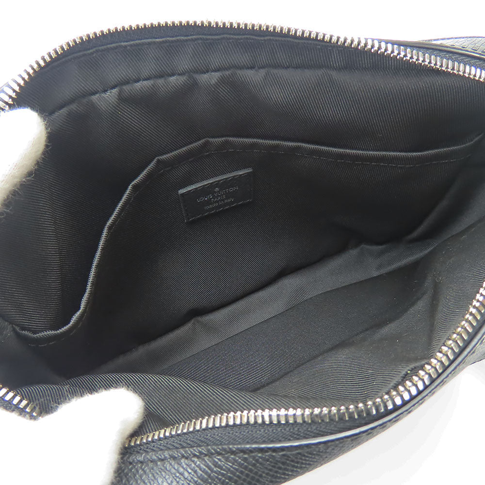 LOUIS VUITTON Shoulder Bag M30233 Monogram Eclipse , Taiga Noir Outdoor Messenger PM mens Used Authentic