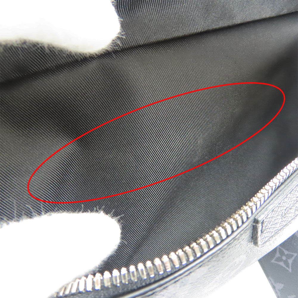 LOUIS VUITTON Shoulder Bag M30233 Monogram Eclipse , Taiga Noir Outdoor Messenger PM mens Used Authentic