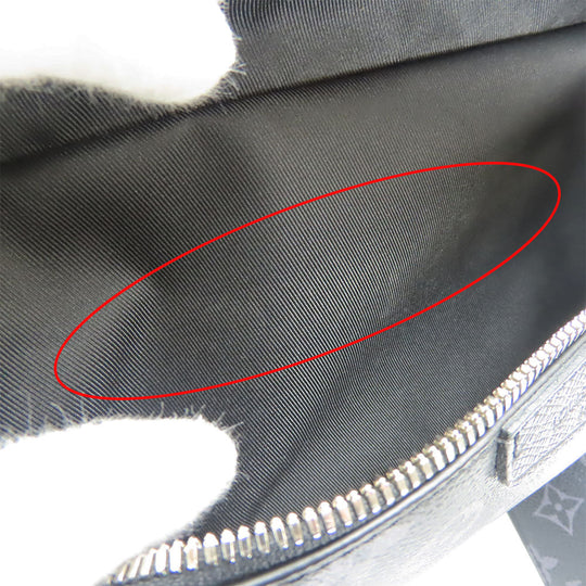 LOUIS VUITTON Shoulder Bag M30233 Monogram Eclipse , Taiga Noir Outdoor Messenger PM mens Used Authentic