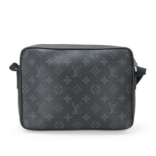 LOUIS VUITTON Shoulder Bag M30233 Monogram Eclipse , Taiga Noir Outdoor Messenger PM mens Used Authentic
