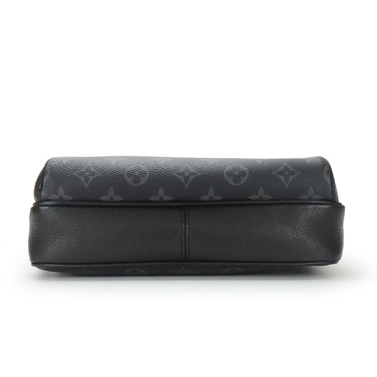 LOUIS VUITTON Shoulder Bag M30233 Monogram Eclipse , Taiga Noir Outdoor Messenger PM mens Used Authentic