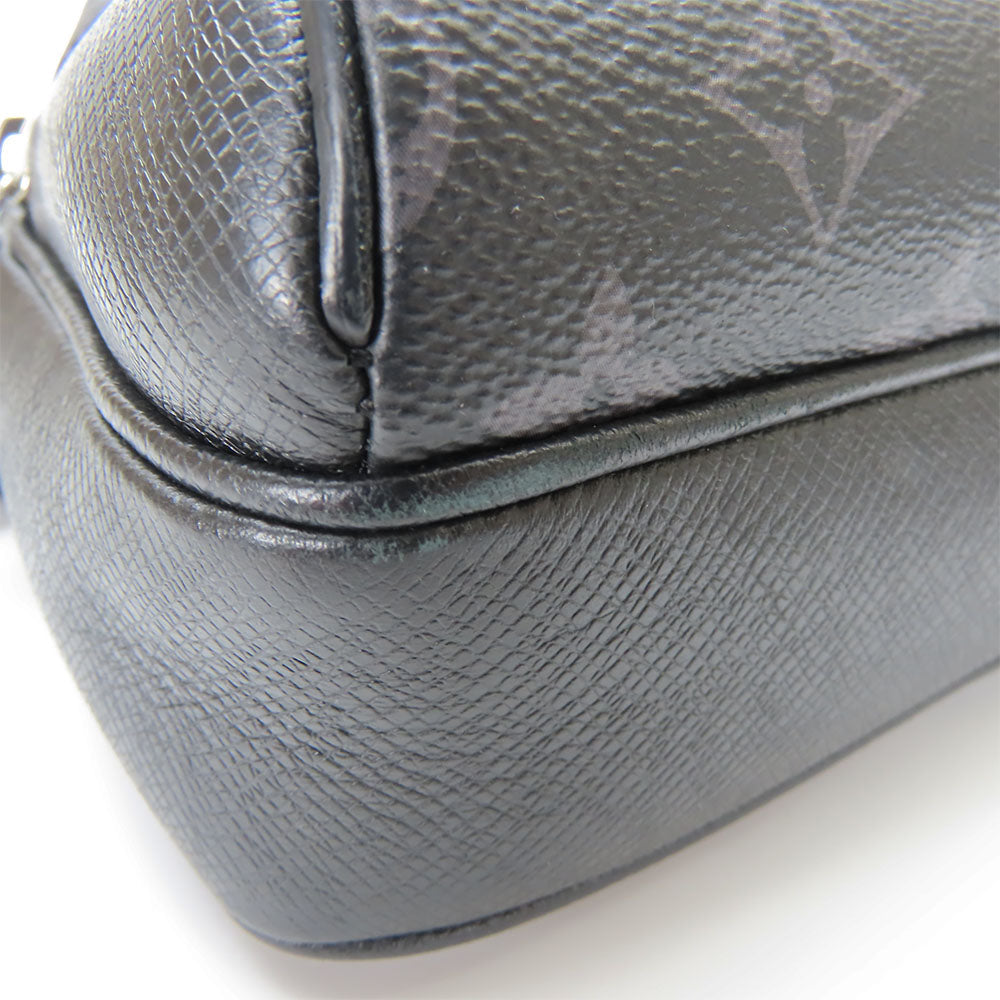LOUIS VUITTON Shoulder Bag M30233 Monogram Eclipse , Taiga Noir Outdoor Messenger PM mens Used Authentic