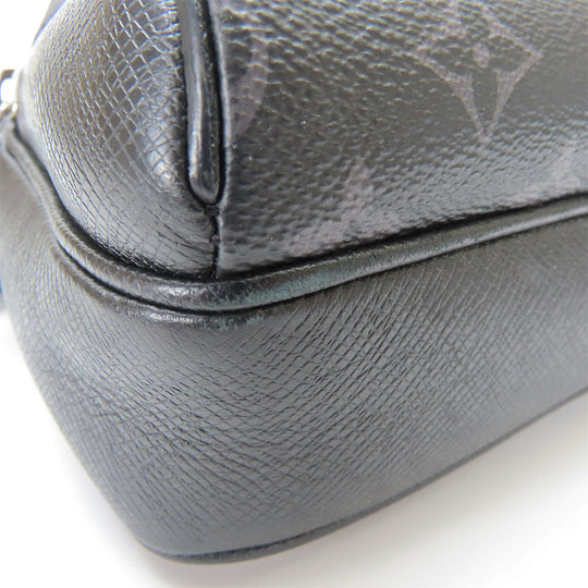 LOUIS VUITTON Shoulder Bag M30233 Monogram Eclipse , Taiga Noir Outdoor Messenger PM mens Used Authentic