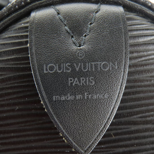 LOUIS VUITTON Handbag M43012 Epi Leather Noir Speedy 25 Women Used Authentic