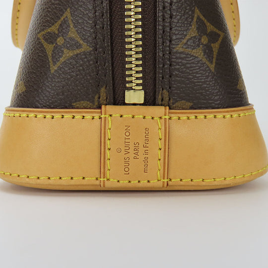 LOUIS VUITTON Handbag M46990 Monogram Brown Alma BB