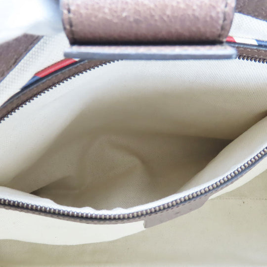 GUCCI Handbag 474085 GG Supreme canvas, leather beige Sherry line Courier unisex(Unisex) Used Authentic