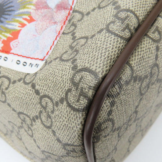 GUCCI Handbag 474085 GG Supreme canvas, leather beige Sherry line Courier unisex(Unisex) Used Authentic