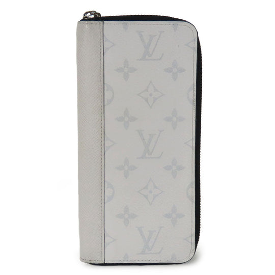 LOUIS VUITTON Long Wallet Purse M30446 Taiga Antarctica Taigalama Zippy Wallet Vertical