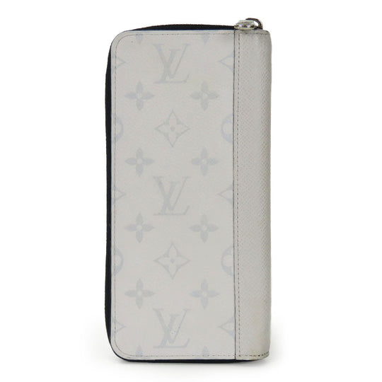 LOUIS VUITTON Long Wallet Purse M30446 Taiga Antarctica Taigalama Zippy Wallet Vertical