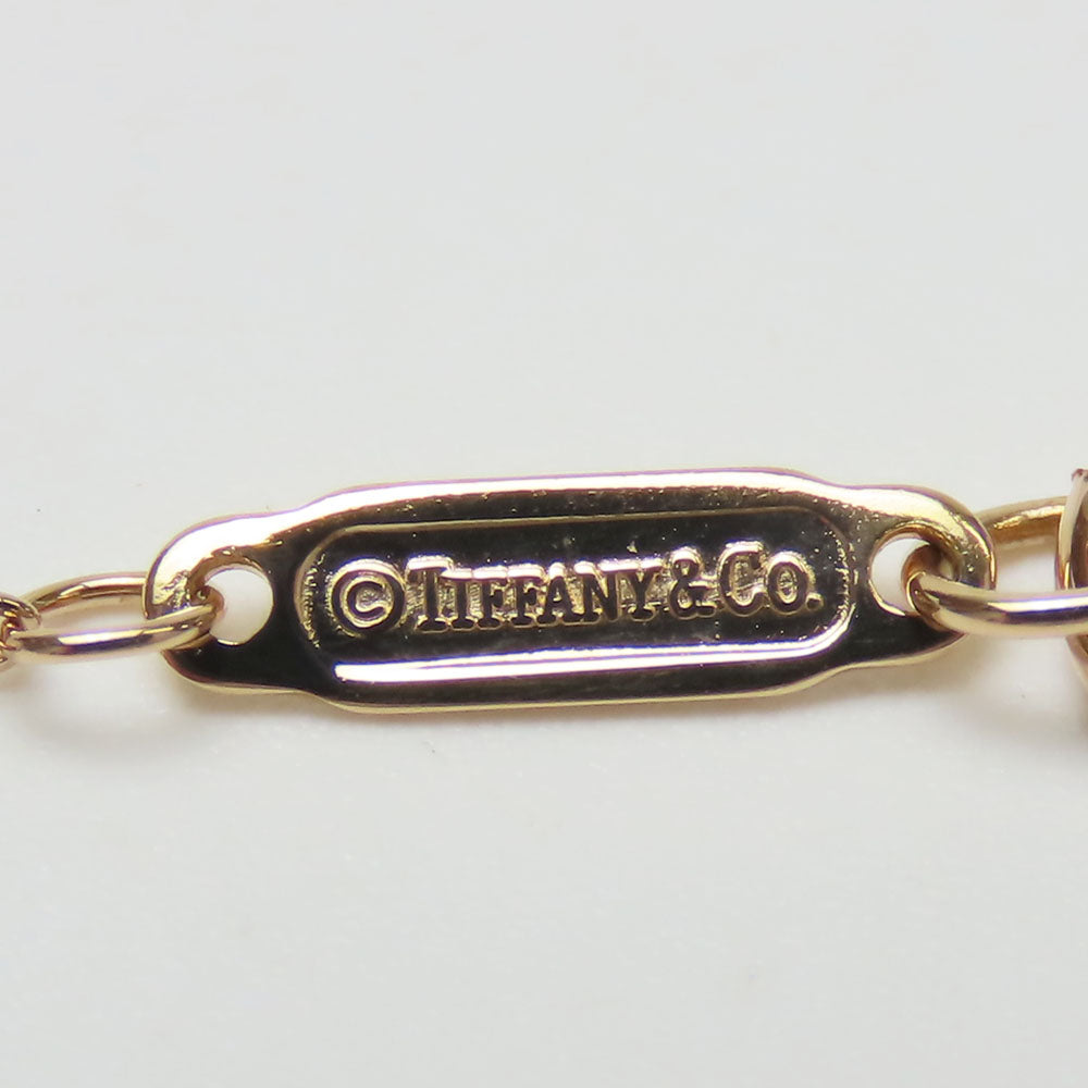 TIFFANY&Co. Necklace K18 Pink Gold Pink gold Heart lock Women Used Authentic