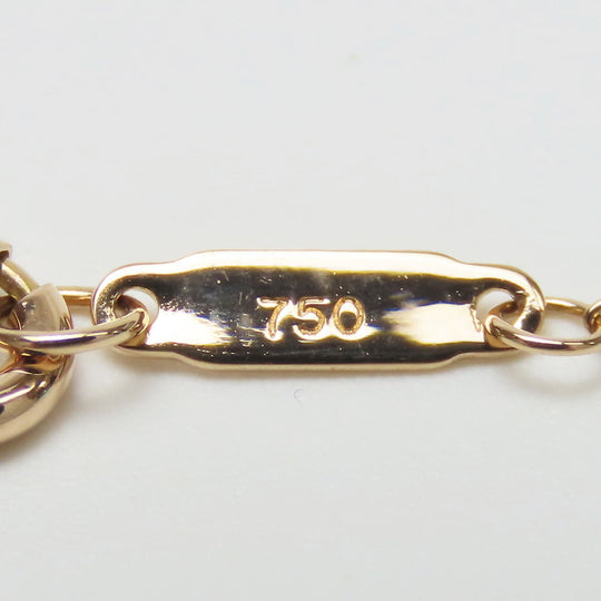TIFFANY&Co. Necklace K18 Pink Gold Pink gold Heart lock Women Used Authentic