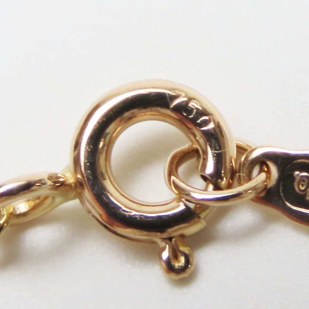 TIFFANY&Co. Necklace K18 Pink Gold Pink gold Heart lock Women Used Authentic