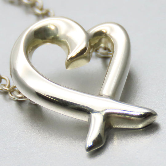 TIFFANY&Co. Necklace Silver925 Silver Mini Loving Heart Women Used Authentic