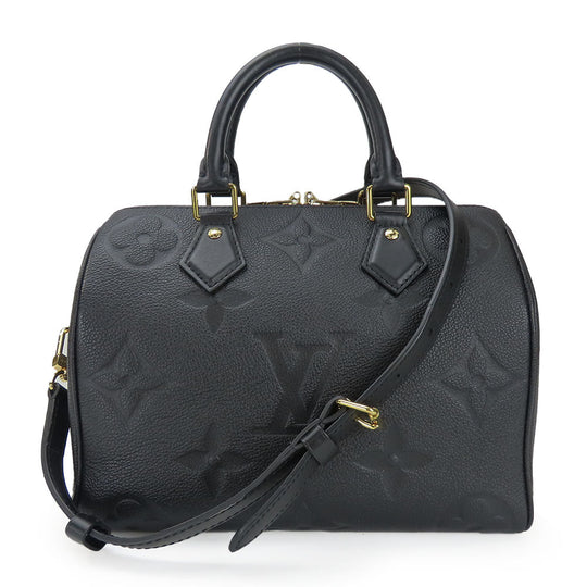 LOUIS VUITTON Handbag M58951 Monogram Ann Platt Noir bandouliere25 Speedy Women Used Authentic