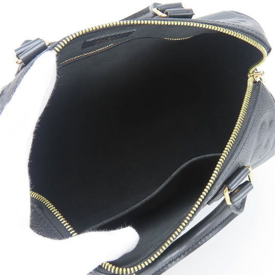LOUIS VUITTON Handbag M58951 Monogram Ann Platt Noir bandouliere25 Speedy Women Used Authentic