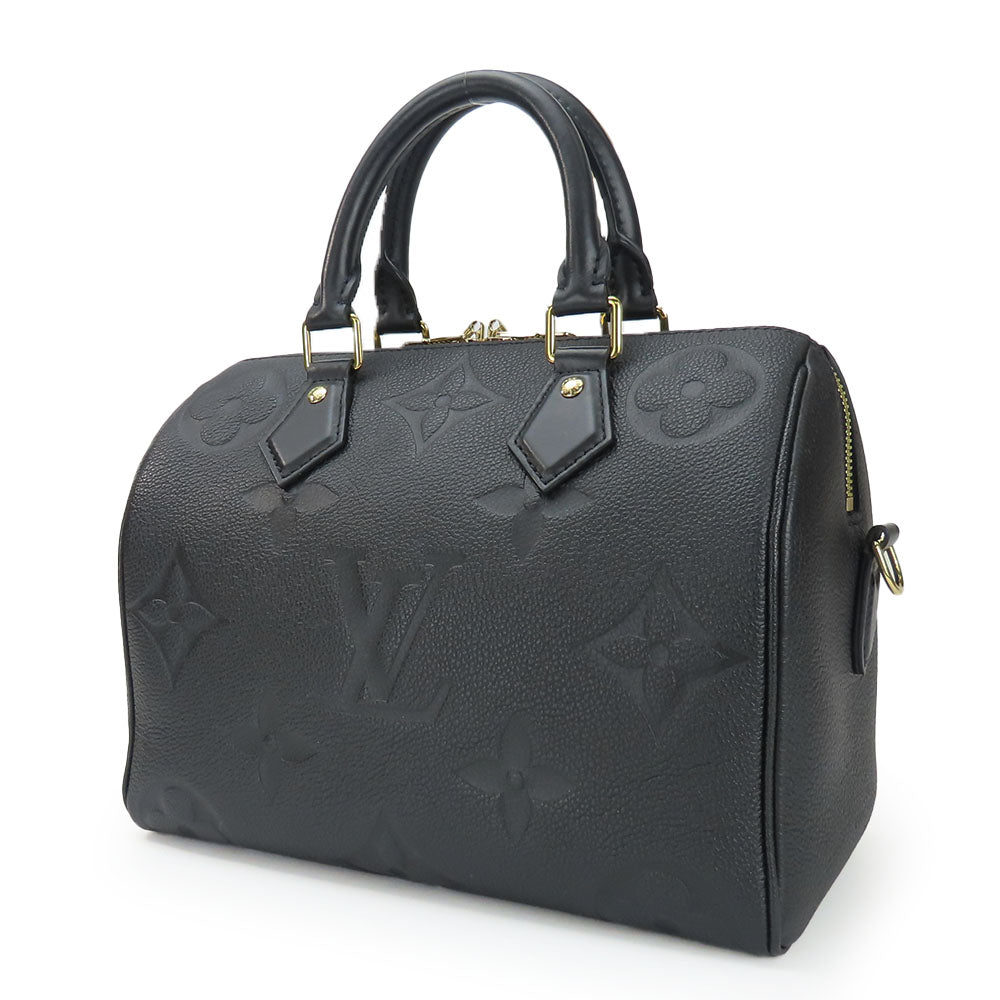 LOUIS VUITTON Handbag M58951 Monogram Ann Platt Noir bandouliere25 Speedy Women Used Authentic