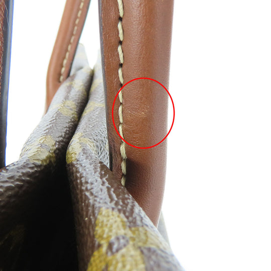 LOUIS VUITTON Tote Bag M40942 Monogram Brown Tote W PM