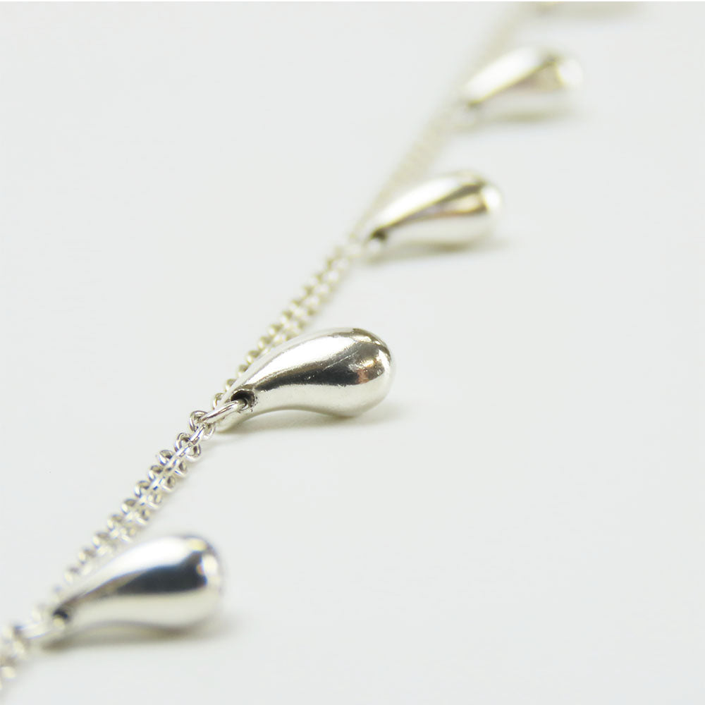 TIFFANY&Co. bracelet Silver925 Silver teardrop Women Used Authentic