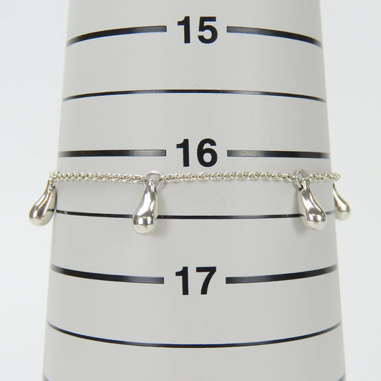 TIFFANY&Co. bracelet Silver925 Silver teardrop Women Used Authentic