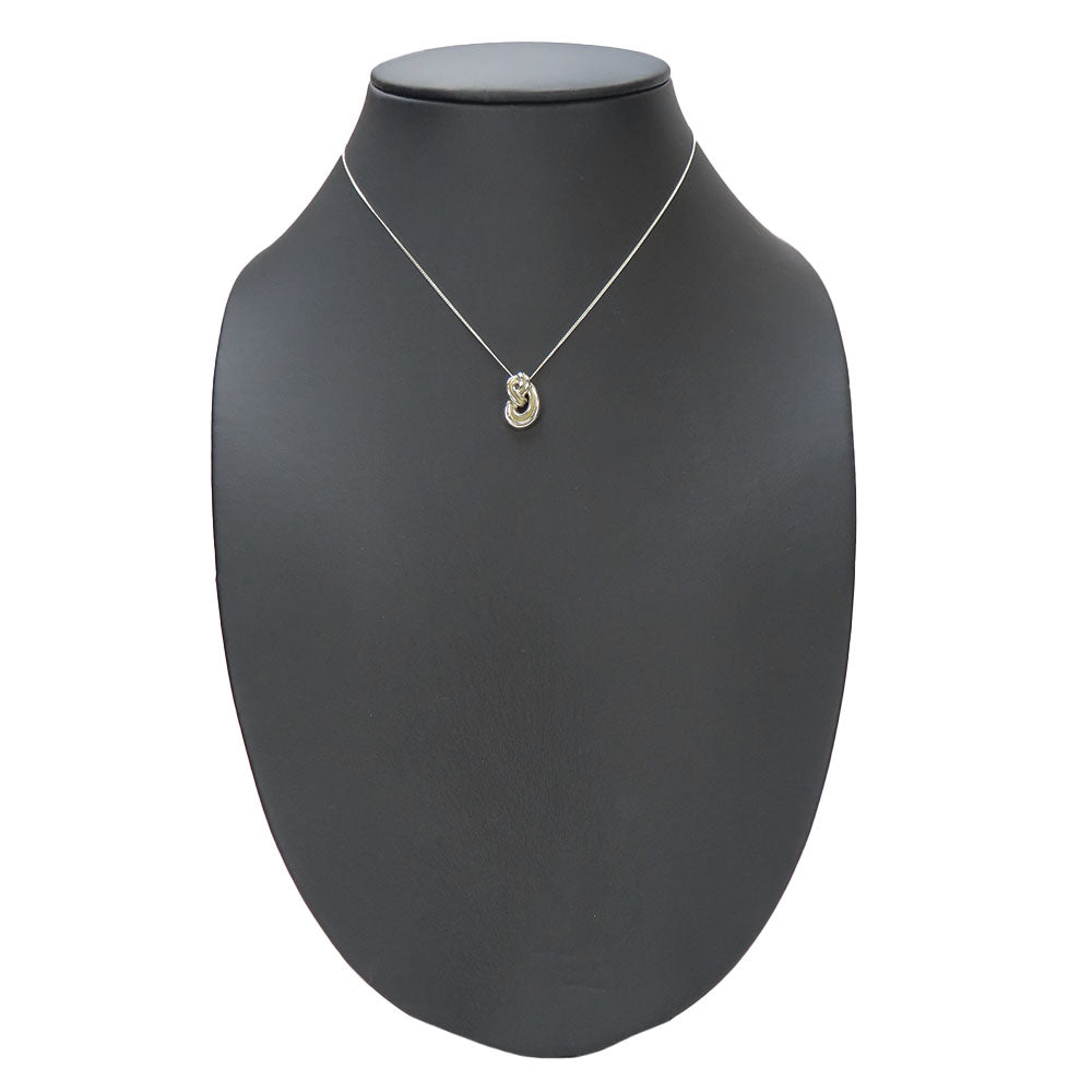 TIFFANY&Co. Necklace Silver925, K18 Yellow Gold Silver twisted knot rope Women Used Authentic