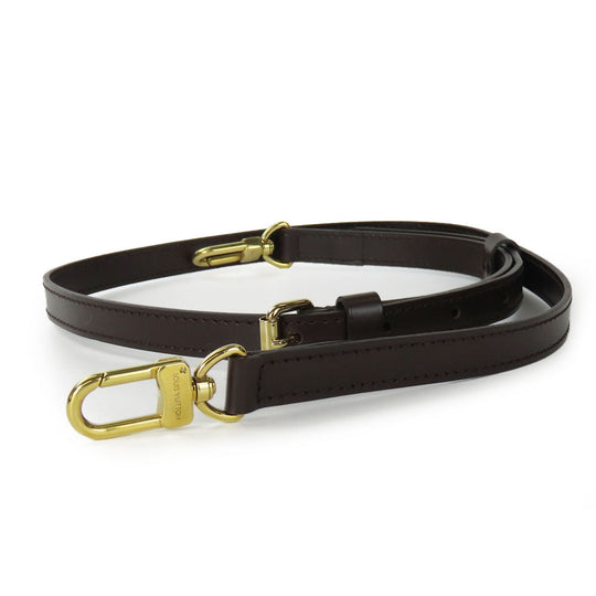 LOUIS VUITTON Shoulder strap leather Ebene Women Used Authentic