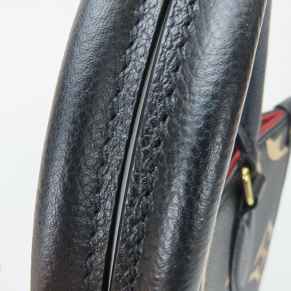 LOUIS VUITTON Handbag M45659 Monogram Ann Platt black On the Go PM Women Used Authentic