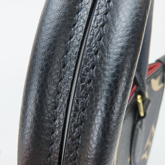 LOUIS VUITTON Handbag M45659 Monogram Ann Platt black On the Go PM Women Used Authentic