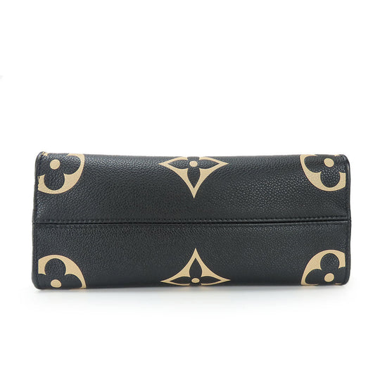 LOUIS VUITTON Handbag M45659 Monogram Ann Platt black On the Go PM Women Used Authentic