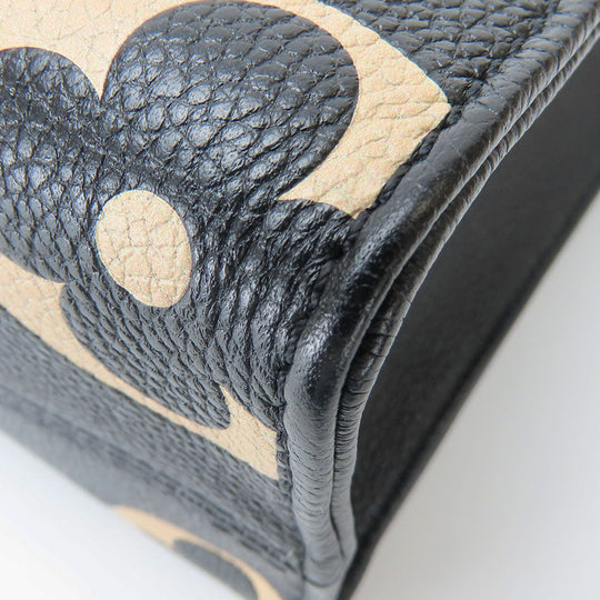 LOUIS VUITTON Handbag M45659 Monogram Ann Platt black On the Go PM Women Used Authentic