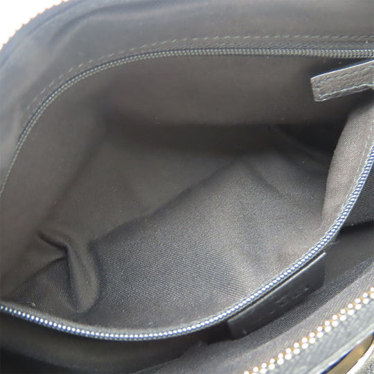 GUCCI Handbag 190525 leather black Women Used Authentic