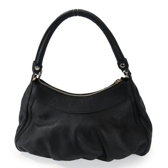 GUCCI Handbag 190525 leather black Women Used Authentic