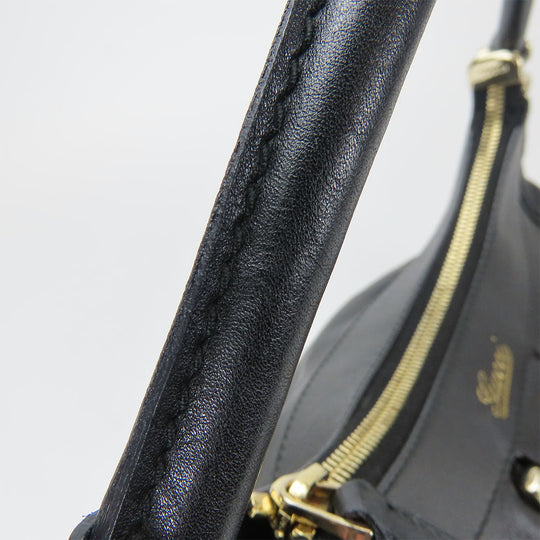 GUCCI Handbag 190525 leather black Women Used Authentic