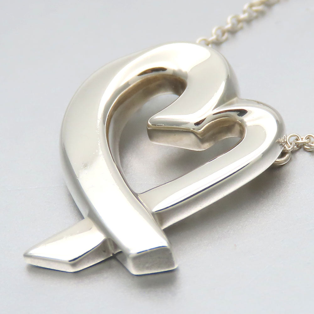 TIFFANY&Co. Necklace Silver925 Silver Loving heart Women Used Authentic