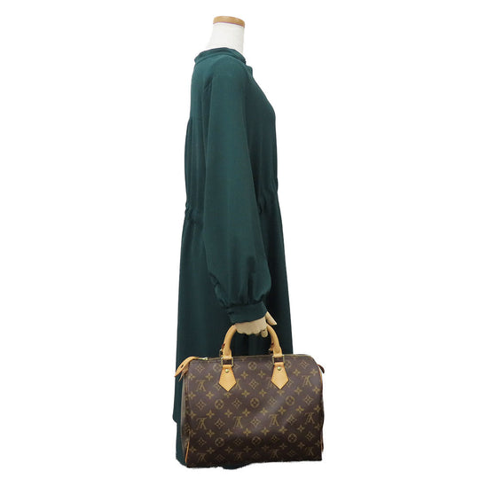 LOUIS VUITTON Handbag M41526 Monogram Brown Speedy 30 Women Used Authentic