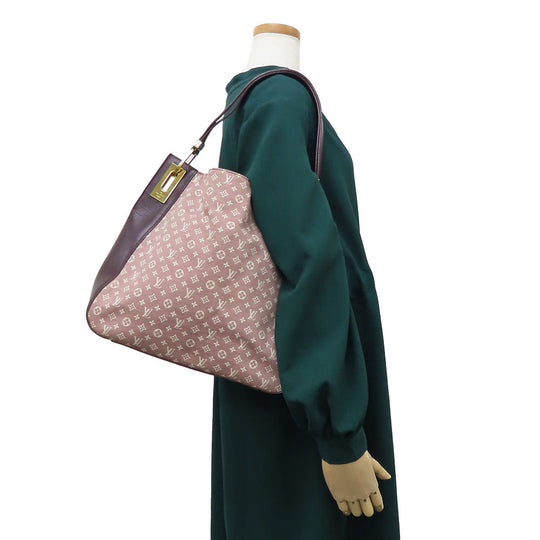 LOUIS VUITTON Shoulder Bag M40746 Monogram Idylle, Leather sepia Rendezvous PM Women Used Authentic