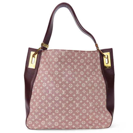 LOUIS VUITTON Shoulder Bag M40746 Monogram Idylle, Leather sepia Rendezvous PM Women Used Authentic