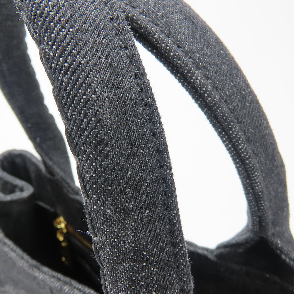 PRADA Handbag 1BG439 denim black Canapa