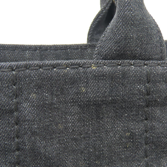 PRADA Handbag 1BG439 denim black Canapa