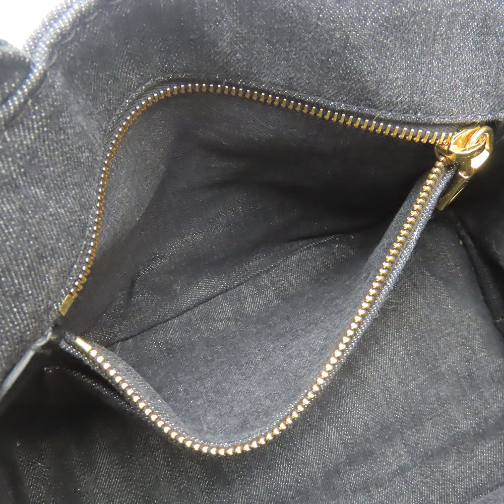 PRADA Handbag 1BG439 denim black Canapa