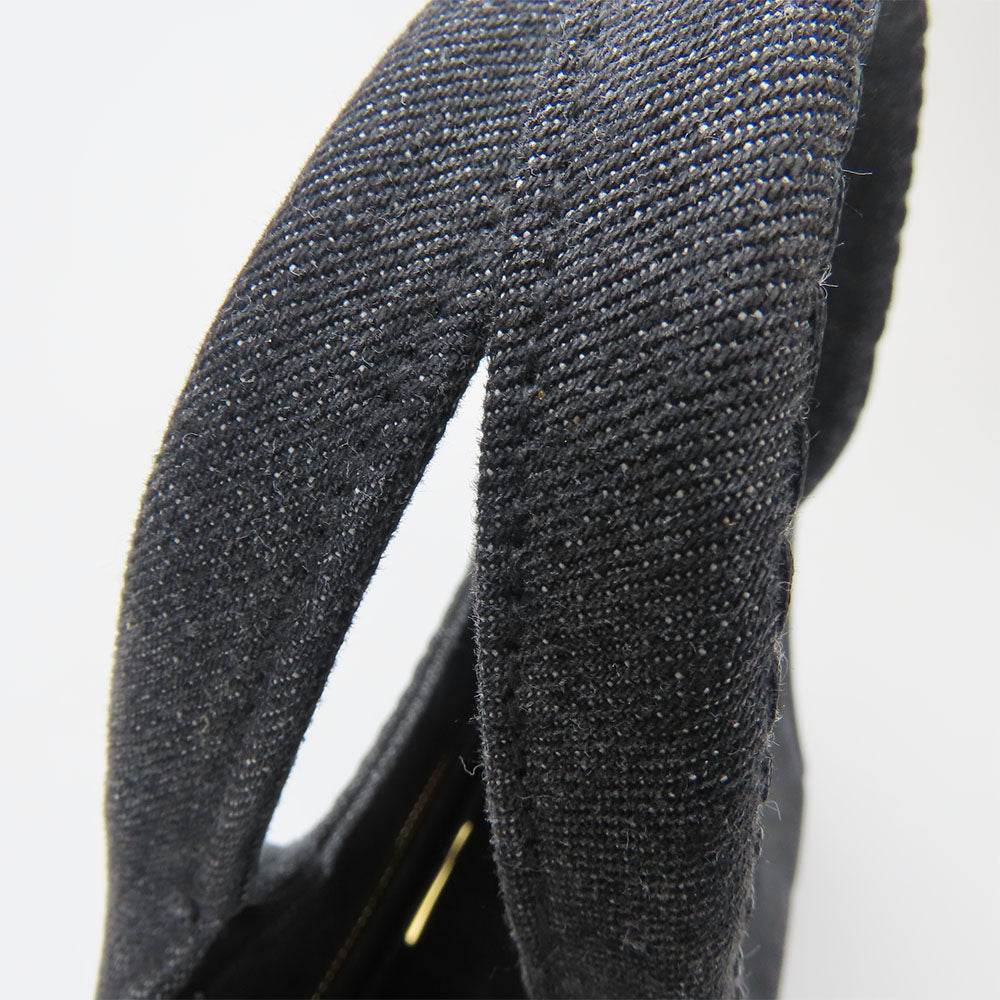 PRADA Handbag 1BG439 denim black Canapa